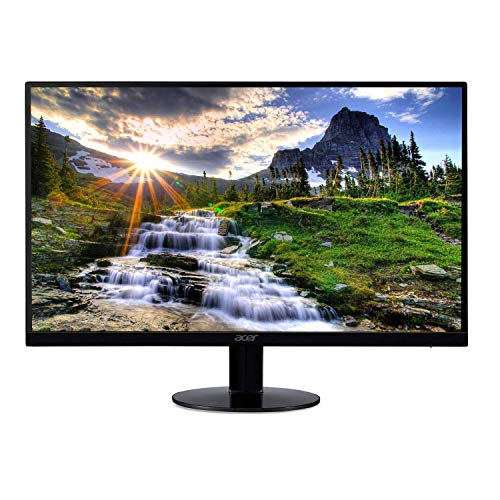 Acer 21.5 Inch Full HD (1920 x 1080) IPS Ultra-Thin Zero Frame Computer Monitor (HDMI & VGA Port), SB220Q bi - 21.5-inch - FHD - Monitor