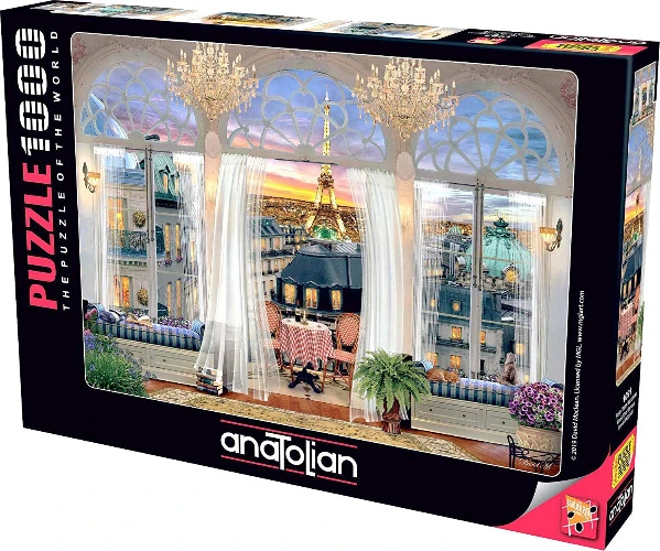 Anatolian Puzzle - Paris Roof Terrace, 1000 Piece Jigsaw Puzzle, 1091, Model Number: ANA1091 : Toys & Games