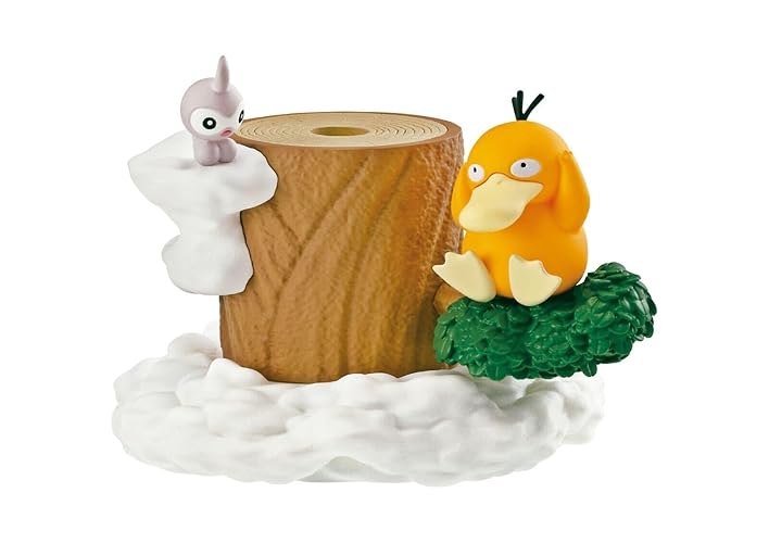 Re-Ment Pokemon Lineup! Cozy Afternoon on Tree Miniature Figure (Castform & Psyduck) - Castform & Psyduck