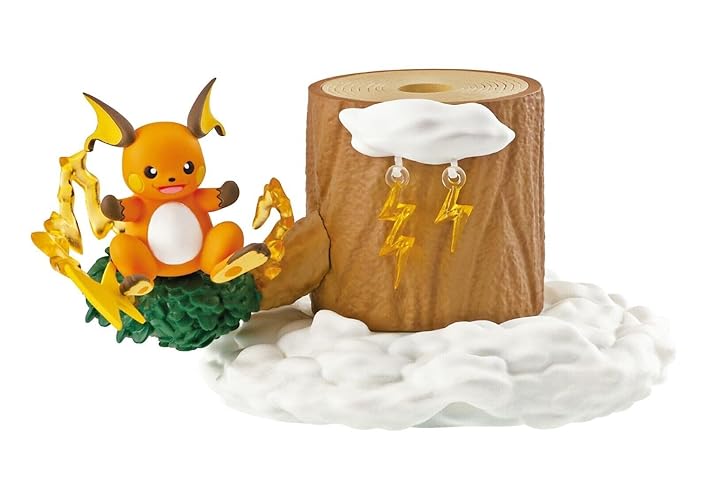 Re-Ment Pokemon Lineup! Cozy Afternoon on Tree Miniature Figure (Raichu) - Raichu