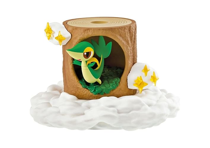 Re-Ment Pokemon Lineup! Cozy Afternoon on Tree Miniature Figure (Snivy) - Snivy