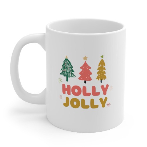 Holly Jolly Holiday Mug - 11oz