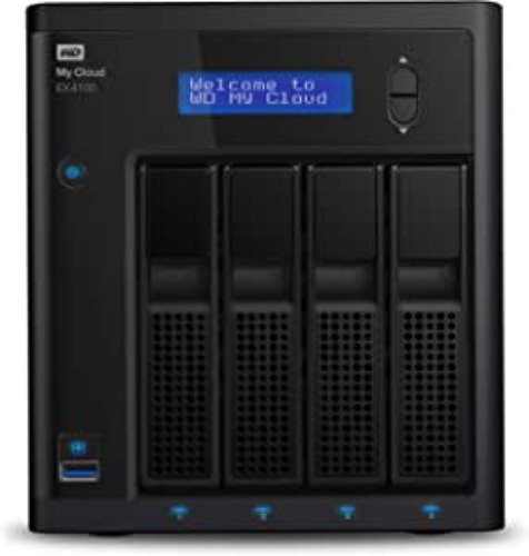 WD 4TB Diskless My Cloud EX4100 Expert Series 4-Bay Network Attached Storage - NAS - WDBWZE0000NBK-NESN - Diskless Storage