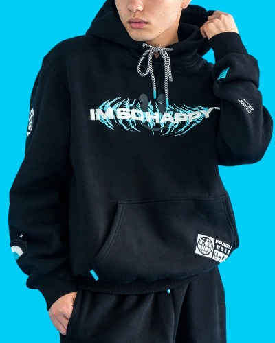 The Happy Ending Hoodie | M / Black