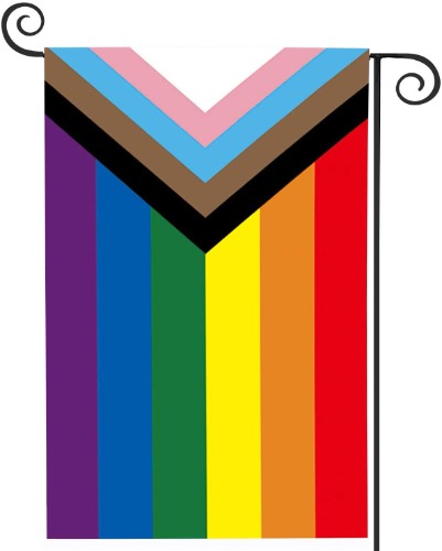 Pride Flag Small 12.5x18 Inch Double Side LGBTQ Flags for Wall