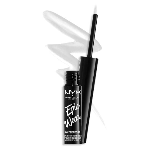 NYX PROFESSIONAL MAKEUP Epic Wear Liquid Liner, Long-Lasting Waterproof Eyeliner - White - White Matte