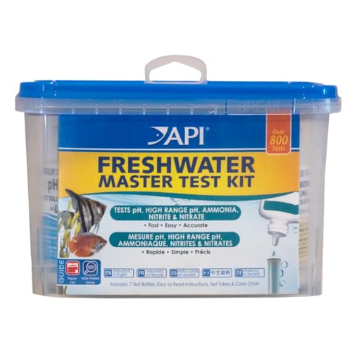 API FRESHWATER MASTER TEST KIT 800-Test Freshwater Aquarium Water Master Test Kit, White, Single, Multi-colored - Freshwater