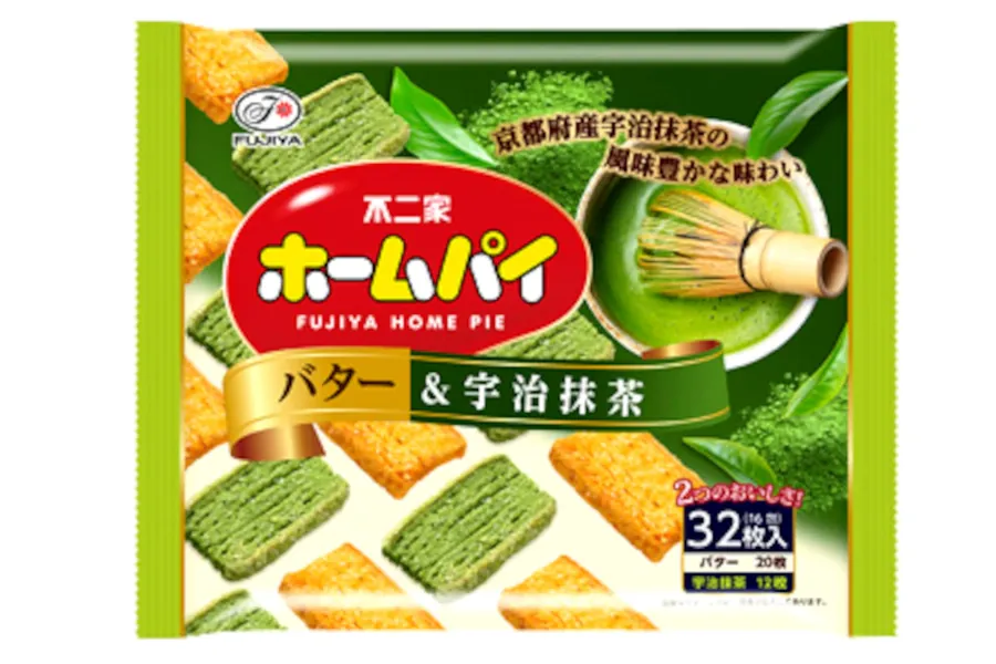 Fjiya Home Pie Japanese Pie Snacks Two Flavours(Butter&Uji Matcha)Pio -
