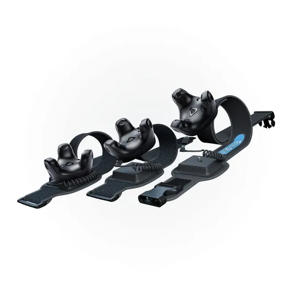 Rebuff Reality TrackStrap Plus - VIVE Tracker 3.0 / VIVE Tracker Full Body Tracking - 10+ hrs 6,000mAh Battery - Adjustable Comfortable Foot Straps and Waist Belt - Popular in VRChat - Motion Capture