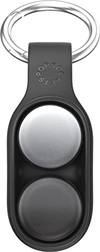 PopSockets PopPuck- Trick Magnet and Fidget Toy- Pastel Peace - Black Flip