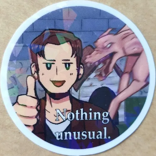 Silent Hill Harry Dog Meme Sticker