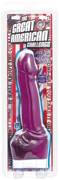 DOC JOHNSON Classic The Great American Challenge Adult Toy – Purple - Great American Challenge (Non-Vibrating)
