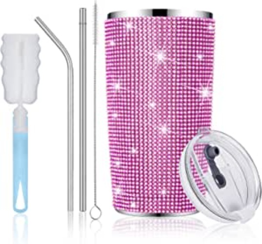 Rhinestone-Bling Water Bottle 20oz 