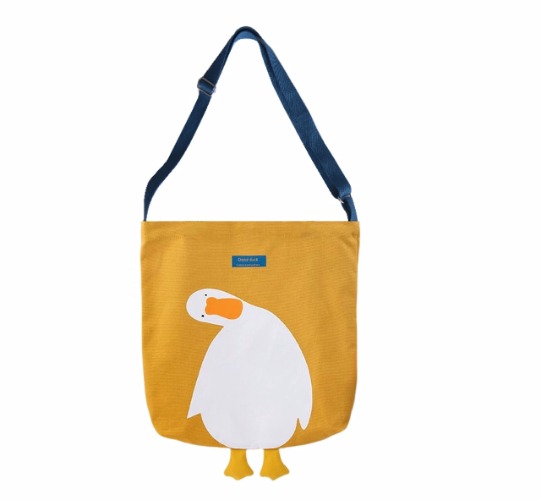 AWXZOM Cute Canvas Tote Bag graphic tote bag funny tote bags tote bag for Lunch Grocery Bag - Yellow Duck 2