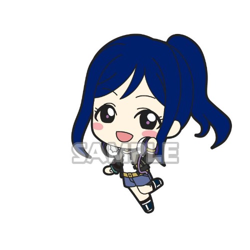Love Live! Sunshine!! Punk Rock Ver. Character Capsule Rubber Q Mascot Suction Cup Vol.3 [In Stock] - Kanan