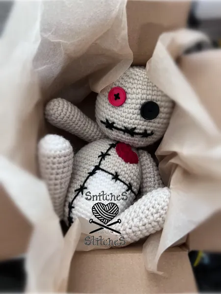 Phasmophobia Inspired Crochet Voodoo Doll (New update version)