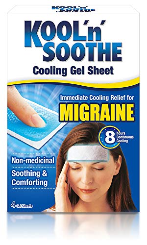 Kool 'n' Soothe Migraine Cooling Strips - 4 count (pack of 1) - 4 Count (Pack of 1)