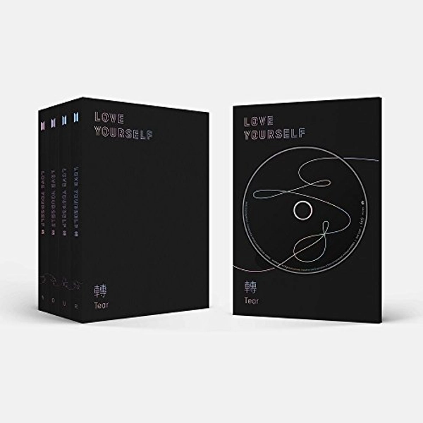 BTS - LOVE YOURSELF 'Tear' (Random Ver) [+Official unfolded poster in tube(separate shipping)]+[+BTS autograph polaroidcard]