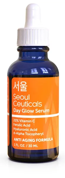 SeoulCeuticals Korean Skin Care Korean Beauty - 20% Vitamin C Hyaluronic Acid Serum + CE Ferulic Acid Provides Potent Anti Aging, Anti Wrinkle Korean Beauty 1oz - 