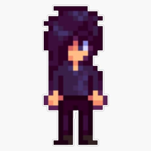 Sebastian from Stardew Valley Sticker Vinyl Waterproof Sticker Decal Car Laptop Wall Window Bumper Sticker 5"