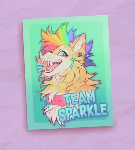 Team Sparkle Badge - ItsProbablyMars