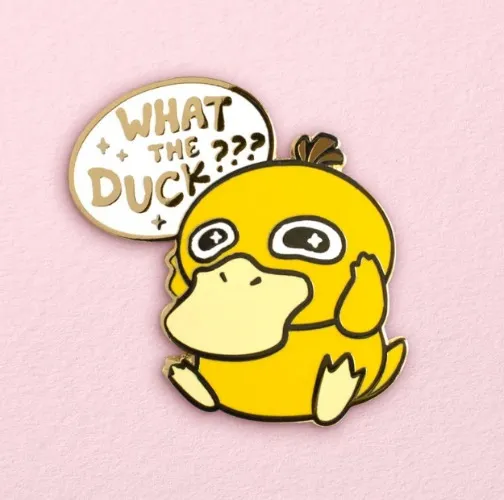 What The Duck Enamel Pin