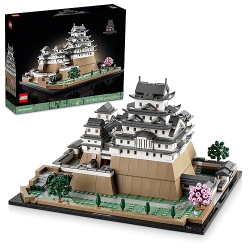LEGO Architecture Landmarks Collection: Himeji Castle 21060 Building Set, Build & Display this Collectible Model for Adults, Fun Gift for Lovers of Japan, Famous Japanese Buildings, History and Travel - Multicolor