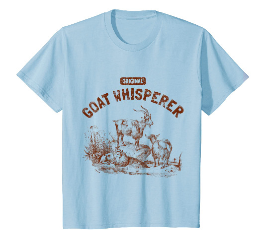 Goat Whisperer T-Shirt. Goat Farming Tee