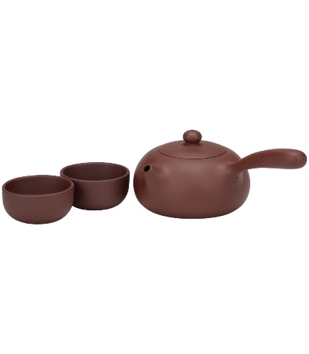Yixing Tea Set (Assorted Styles) | Brown Side-Handle