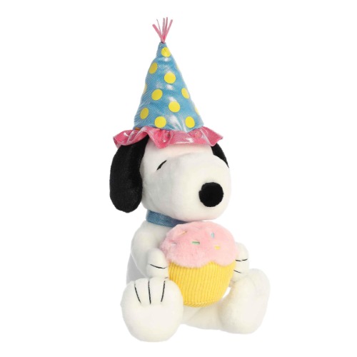Aurora Adorable Peanuts Birthday Snoopy Stuffed Animal