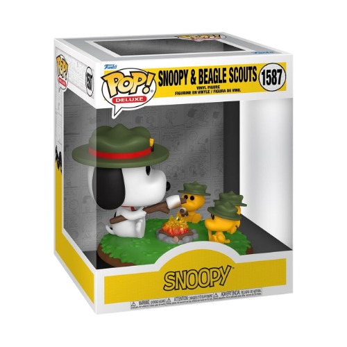 Funko Pop Deluxe: Peanuts, Snoopy with WS, (Camping)