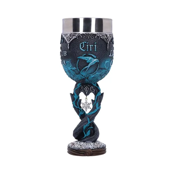 Nemesis Now Officieel gelicentieerd The Witcher Ciri Goblet, Blauw, 19.5cm