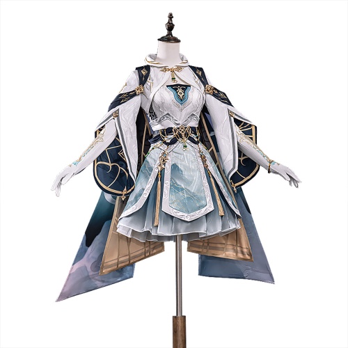 DokiDoki-R Game Love and Deepspace Cosplay Protagonist Costume / Shoes Cover Deepspace Deep Space Cascading Breeze Outfit | Costume Only-M-Order Processing Time Refer to Description Page