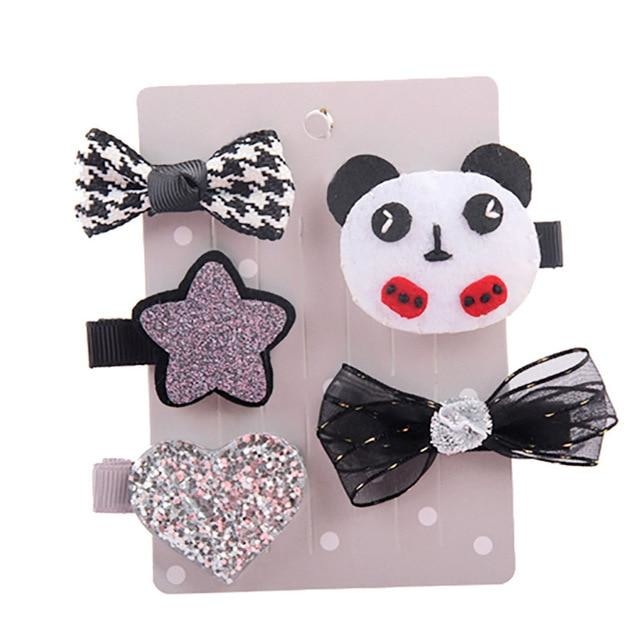 Sweet Hair Barrettes - Panda