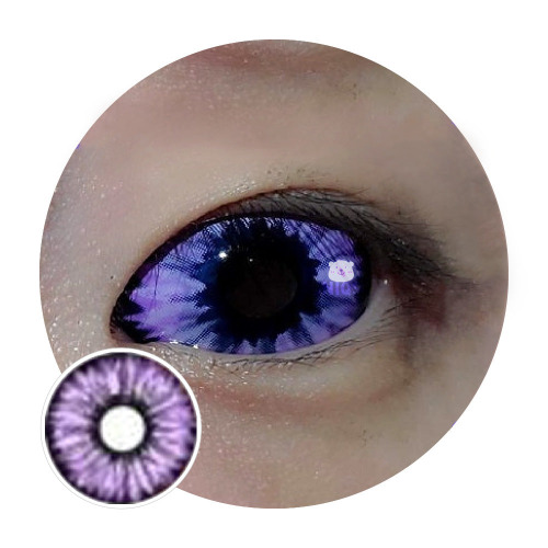 Sweety Violet Sclera Contacts - Elf Purple | 0.00