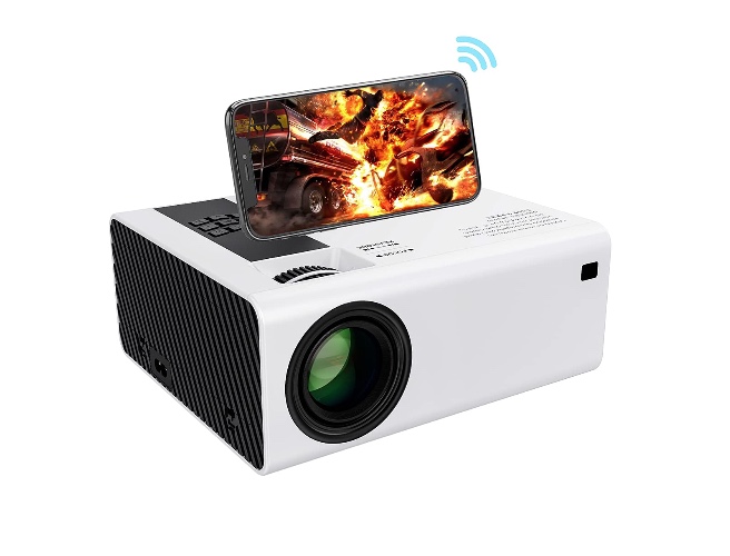 Bargainpop Portable WiFi Video Projector for iPhone, Android Smartphone Supports HD 1080P Movie Playing for Home Theater Cinema,Movie,Game,TV,Laptop - Y7 $169.99