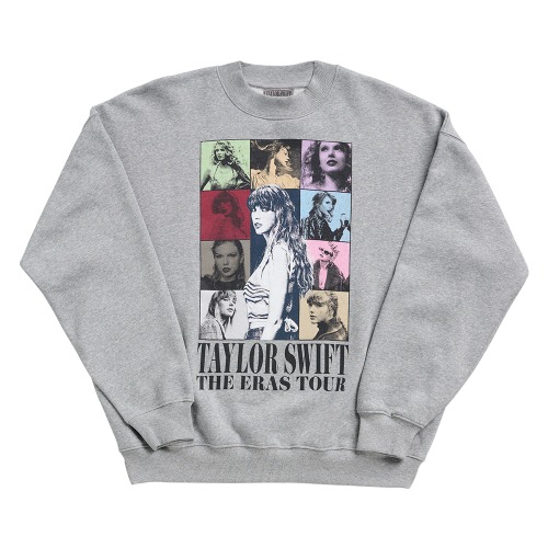 Taylor Swift The Eras Tour Heather Gray Crewneck | S