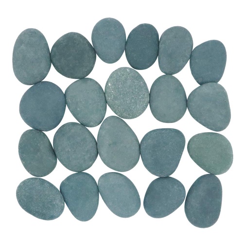 Craft Rocks, 21 Extremely Smooth Stones for Rock Painting, Kindness Stones, Arts and Crafts, Decoration. 2"-3.5" Inches Each (About 6 Pounds) Hand Picked for Painting Rocks - 