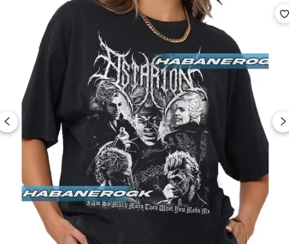 Limited Astarion Black Metal Vintage T-Shirt