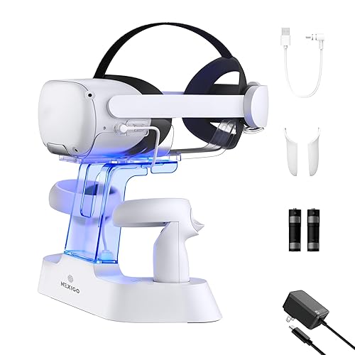 NexiGo Enhanced Charging Dock with LED Light
