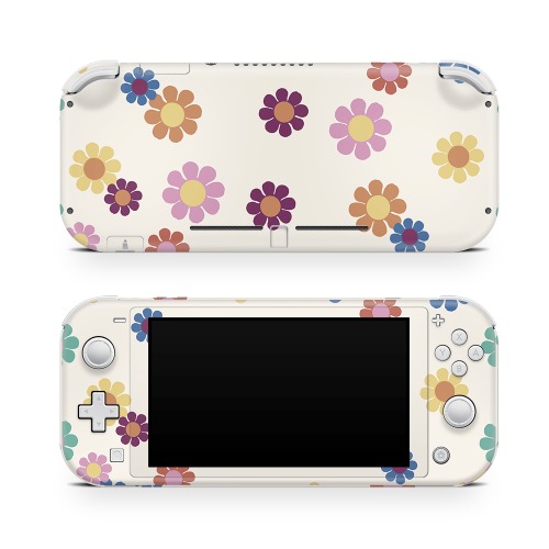 Rainbow Daisies Pride Nintendo Switch Lite Skin