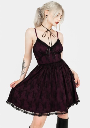 Anastasie Stretch Lace Mini Dress | UK 10