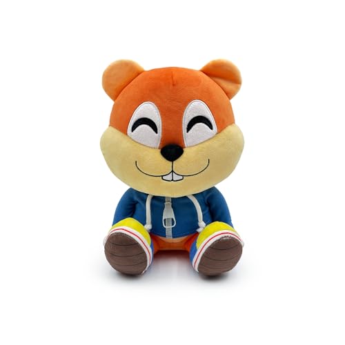 Youtooz Conker 9in Plush Figure, Official Licensed Collectible from Conkers Bad Fur Day Video Game, by Youtooz Conkers Bad Fur Day Collection