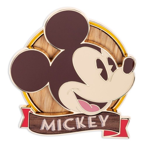 Mickey Mouse Wood Inlay Pin | Disney Store