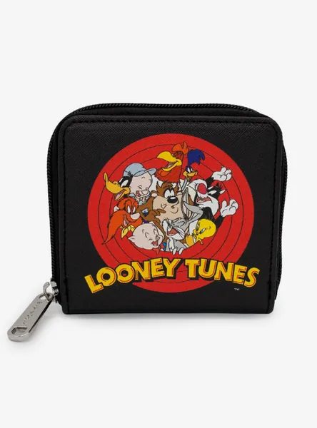 Looney Tunes Vegan Leather Zip Around Wallet