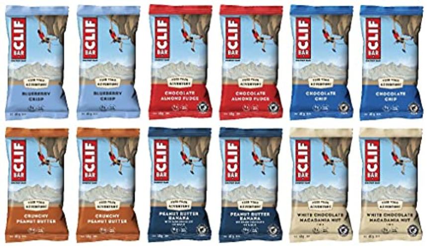 Clif Bar Energieriegel Variety Probier- Paket 12x68g - Gemischt - 68 g (12er Pack)