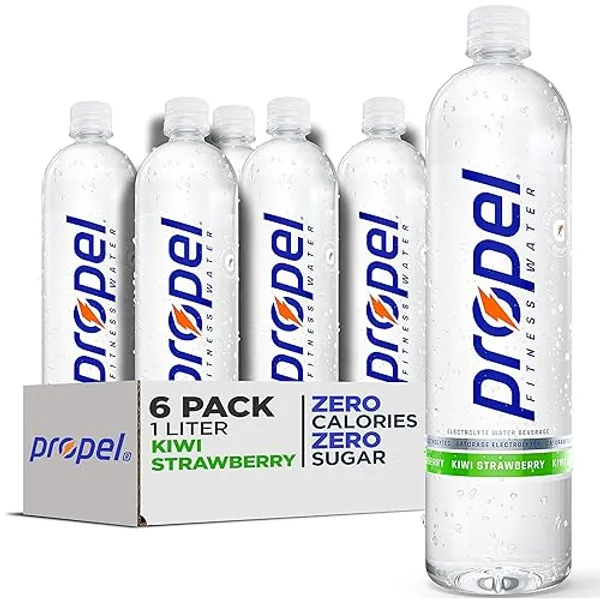 Propel, Kiwi Strawberry, 1 Liter (Pack of 6) - Kiwi Strawberry - 33.81 Fl Oz (Pack of 6)