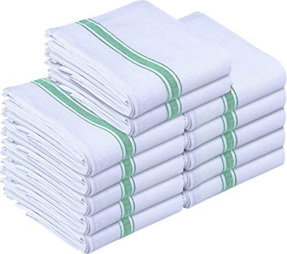 Dish Towels (12 Pack, Green)