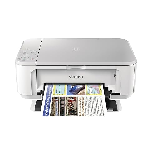 Canon PIXMA MG3620 Wireless All-in-One Color Inkjet Printer with Mobile and Tablet Printing, White - White - Printer