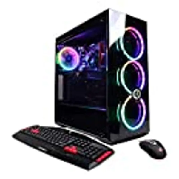 CyberpowerPC Gamer Xtreme VR Gaming PC, Intel Core i5-9400F 2.9GHz, NVIDIA GeForce GTX 1660 6GB, 8GB DDR4, 240GB SSD, 1TB HDD, WiFi Ready & Win 10 Home (GXiVR8060A8, Black)